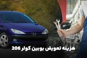هزینه تعویض بوبین کولر 206